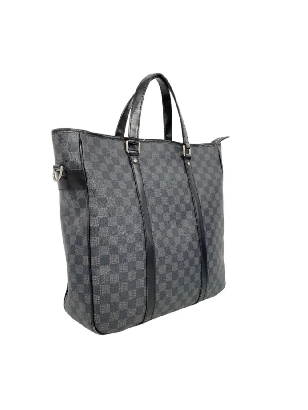 Louis Vuitton Handbag Damier Graphite Tadao Black 2-Way